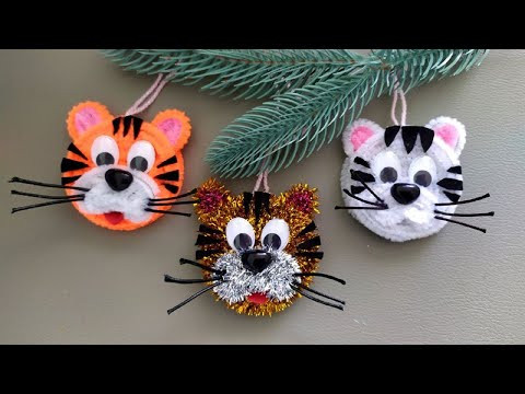 Как сделать ТИГРА из синельной проволоки.СИМВОЛ 2022 ГОДА/TIGER craft from chenille. Symbol 2022 Как сделать ТИГРА из синельной проволоки.СИМВОЛ 2022 ГОДА/TIGER craft from chenille. Symbol 2022