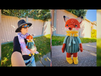Лисичка Амигуруми. Бесплатное описание. Amigurumi Fox - FREE PATTERN.