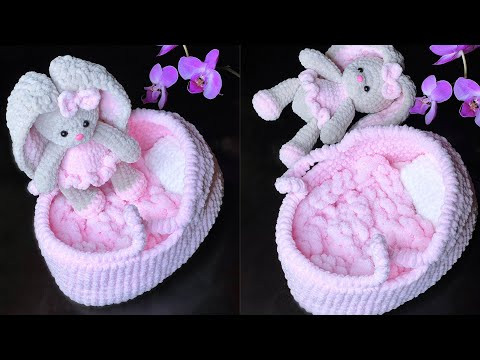 Зайка в люльке крючком ⭐️ Видеообзор Зайка в люльке крючком ⭐️ Видеообзор