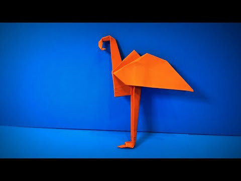 Origami Flamingo | How to Make a Paper Flamingo | Easy Origami ART Paper Crafts Origami Flamingo | How to Make a Paper Flamingo | Easy Origami ART Paper Crafts