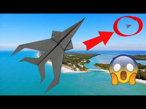 Paper Plane Jet Fighter Tutorial | How to Make Fastest Paper Airplane that Fly Far Paper Plane Jet Fighter Tutorial | How to Make Fastest Paper Airplane that Fly Far
