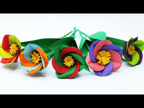 Learn How to Make Paper Flower - Simple and Beautiful Paper Flowers - Paper Craft - DIY Flowers Learn How to Make Paper Flower - Simple and Beautiful Paper Flowers - Paper Craft - DIY Flowers