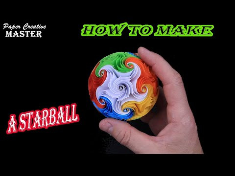 How to make a star ball out of paper