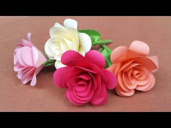 DIY Realistic Easy paper Roses 