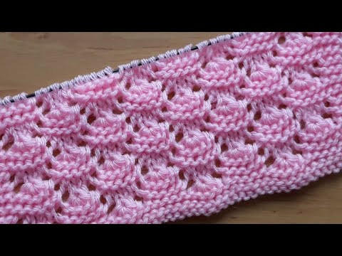 Нарядный ажурный узор спицами для блузы, туники, кардигана. Нарядный ажурный узор спицами для блузы, туники, кардигана.