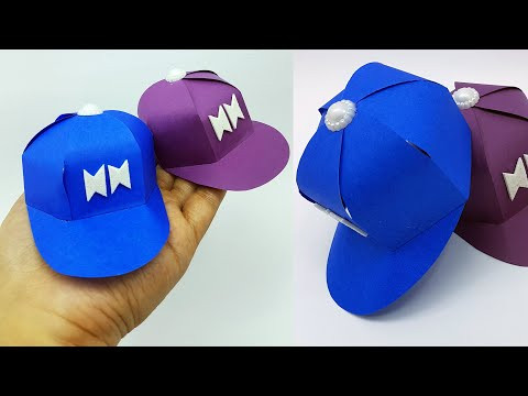How to make paper hat / simple and easy paper cap / 3d origami / lor paper craftsCraft Ideas How to make paper hat / simple and easy paper cap / 3d origami / lor paper craftsCraft Ideas