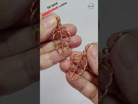 The leaf - Free tutorial video link above the title #shortsvideo #wireworks The leaf - Free tutorial video link above the title #shortsvideo #wireworks