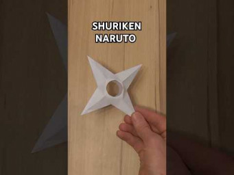 NARUTO ORIGAMI SHURIKEN NINJA STAR - ( How To Make a Paper Ninja Star ) #diy #paperart