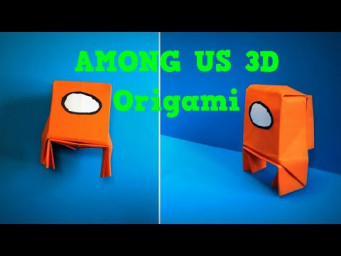 Origami AMONG US 3D | How to Make a Paper AMONG US 3D | Easy Origami ART Paper Crafts