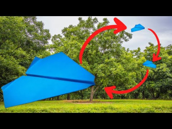 How to Make a Boomerang Paper Airplane that Returns Every Time