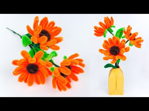 How to Make Sunflowers with Pipe Cleaners How to Make Sunflowers with Pipe Cleaners