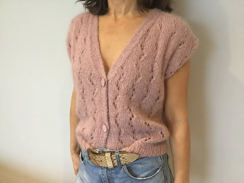 Ажурная кофточка. Экспресс- МК. (Летний вариант). Ажурная кофточка. Экспресс- МК. (Летний вариант).