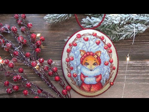 Новогодняя игрушка "Привет, Зима!" по схеме Анны Петуновой Новогодняя игрушка "Привет, Зима!" по схеме Анны Петуновой
