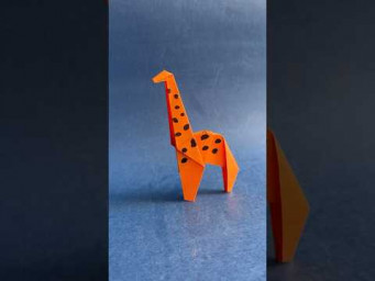 DIY origami giraffe 