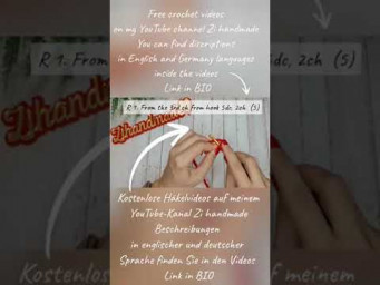 English/Deutsch. Crochet descriptions inside the videos. H&auml;kelbeschreibungen in den Videos #crochet