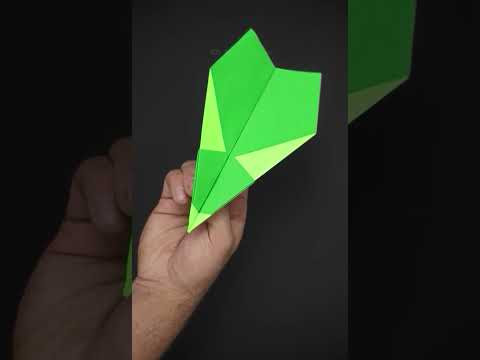 Como fazer um Avi&atilde;o de Papel que voa muito bem! - Modelo 4 #origami