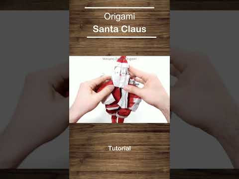 Origami Santa Claus #shorts #christmas