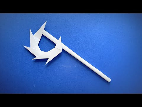 How to Make Paper Battle Spiked Axe | AMAZING PAPER NINJA WEAPONS How to Make Paper Battle Spiked Axe | AMAZING PAPER NINJA WEAPONS
