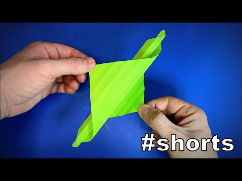 Origami Helicopter | How to Make a Paper Helicopter | Origami Airplane | Easy Origami ART #shorts