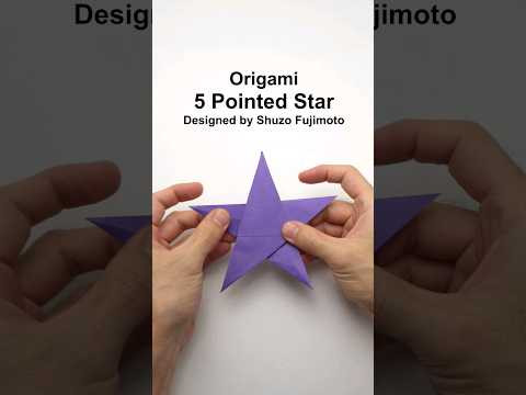 Origami 5-Pointed Star #shorts Origami 5-Pointed Star #shorts