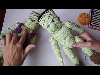 Вышиваем шрамы Франкенштейну. Embroider the scars of Frankenstein