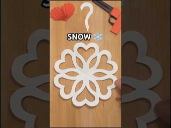 MAGICAL SNOW SNOWFLAKE: CUTTING MASTERCLASS | TOP CHRISTMAS DECOR IDEAS INCL ART