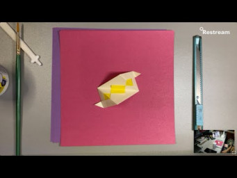 [LIVE] Folding Purple Sonobe-Style Unit Origami - PrwOrigami