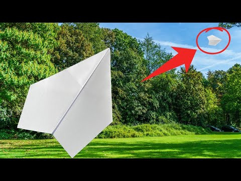 How to Make Paper Airplane Easy that Fly Far - Over 500 Feet