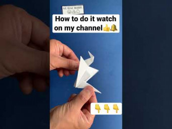 Paper Draco Malfoy's Flapping Bird | Origami Flapping Bird #shorts