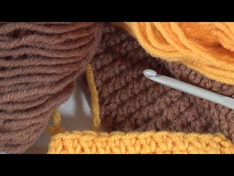 УЗОР КРЮЧКОМ из самых знакомых СТОЛБИКОВ, провязанных необычно/Один приём - два УЗОРА УЗОР КРЮЧКОМ из самых знакомых СТОЛБИКОВ, провязанных необычно/Один приём - два УЗОРА