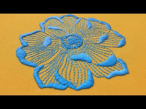 Master The Art Of Hand Embroidery With This Flower Design