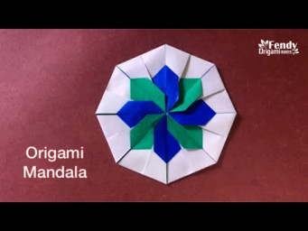 Origami Mandala/ Paper Flower Coaster