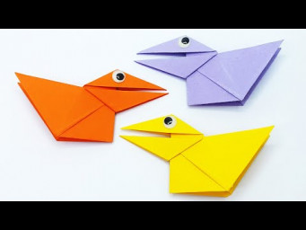Origami Paper Bird - How to Make Paper Bird - Easy Paper Birds - DIY Paper Toys