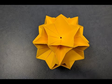 Цветочная кусудама | Flower paper kusudama Цветочная кусудама | Flower paper kusudama