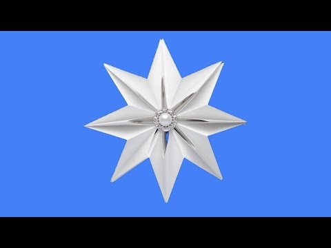 Как сделать самую красивую снежинку из бумаги на Новый год!