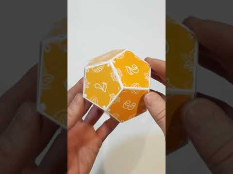Додекаэдр, Dodecahedron #Shorts Додекаэдр, Dodecahedron #Shorts