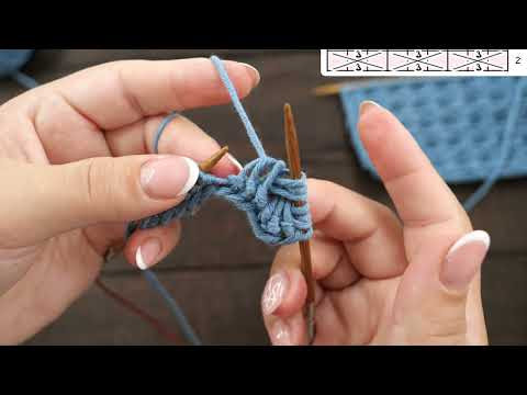 Крупный ажур спицами Крупный ажур спицами