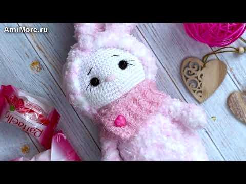 Амигуруми: схема Зефирный зайка. Игрушки вязаные крючком - Free crochet patterns.