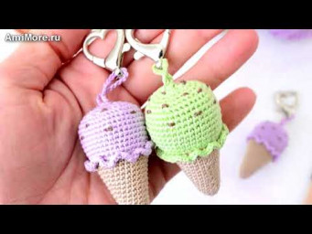 Амигуруми: схема Мороженое. Игрушки вязаные крючком - Free crochet patterns.