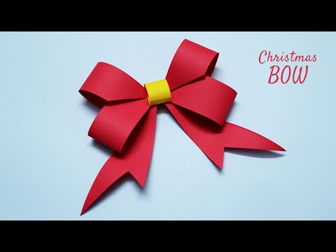 Simple Paper Bow Tutorial Simple Paper Bow Tutorial