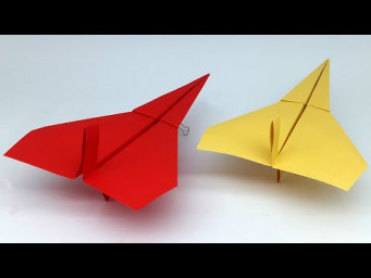 How to Make a Paper Airplane Easy - Amazing Paper Plane Trick: Longest Flight Ever! DIY Paper Crafts