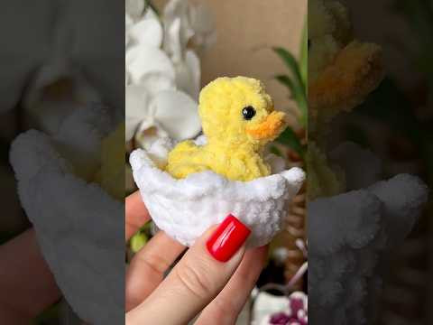 Вязаная уточка крючком Вязаная уточка крючком