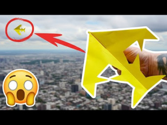 How to Make a Paper Airplane Easy That Flies Far &ndash; World Record Distance Tutorial