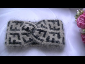 КРАСИВАЯ ПОВЯЗКА В СТИЛЕ "FENDI"!!!