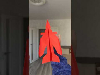 Paper Airplane Test Flight &ndash; Flies 120 Feet &ndash; Best Indoor Throw & World Record Attempt #diy #origami