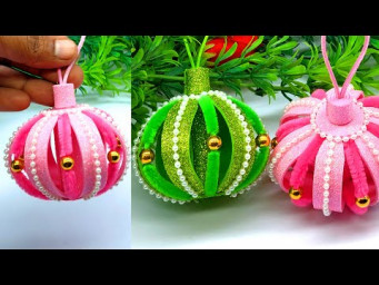 DIY Christmas Tree Topper & Ball Ornaments | Easy At-Home Holiday Crafts | Decorate With Me