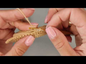 How to Crochet a wooden rattle ring
