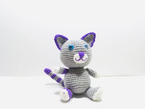 Как вязать котика крючком. Част 1/How to knit a cat crochet. Part 1 Как вязать котика крючком. Част 1/How to knit a cat crochet. Part 1
