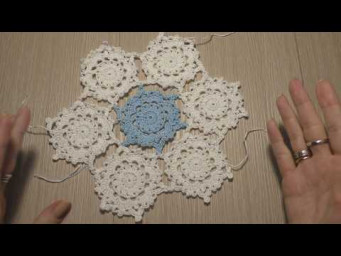 Круглый ажурный мотив #8 Hexagon