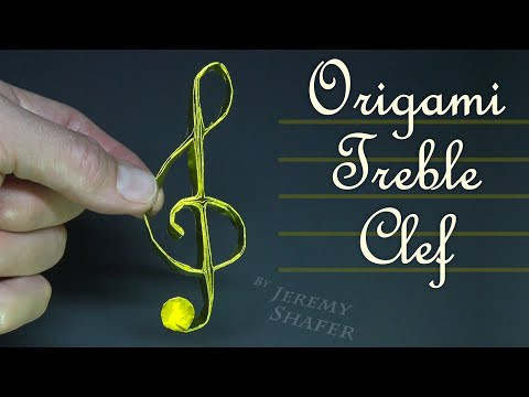 Pure Origami Treble Clef Pure Origami Treble Clef